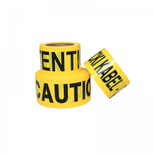 양질 출하 가격 노란 PE 경계 안전 울타리 정제 인쇄 경고 테이프